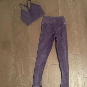 Purple workout set